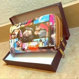 NEW Barak & Michelle Obama Celebrity Print Wallet
